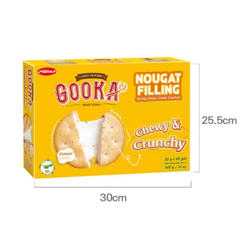 Amazon.co.jp: ビビカ グーカ ヌガー入り焼き菓子 ネギ風味 ソルティ